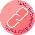 links globe badge