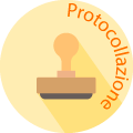 protocollazione globe badge