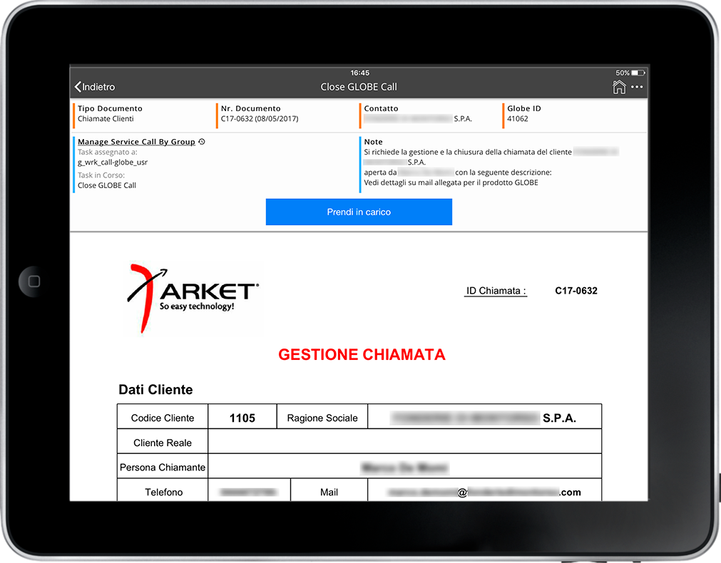 gestione task workflow app ios tablet